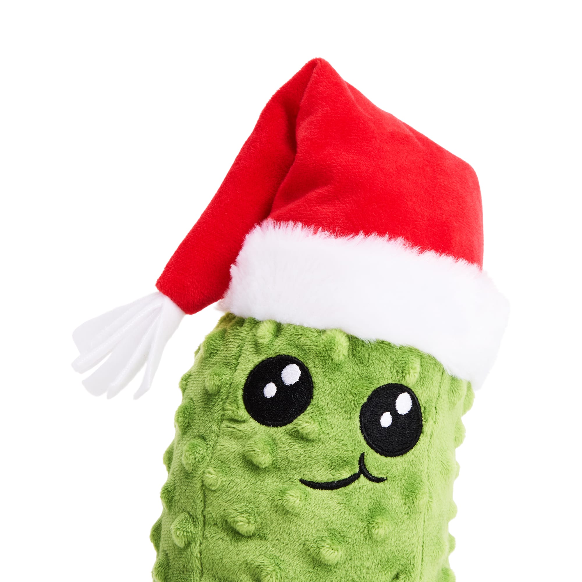 Merry Makings Plush Naughty Pickle Dog Toy, Large