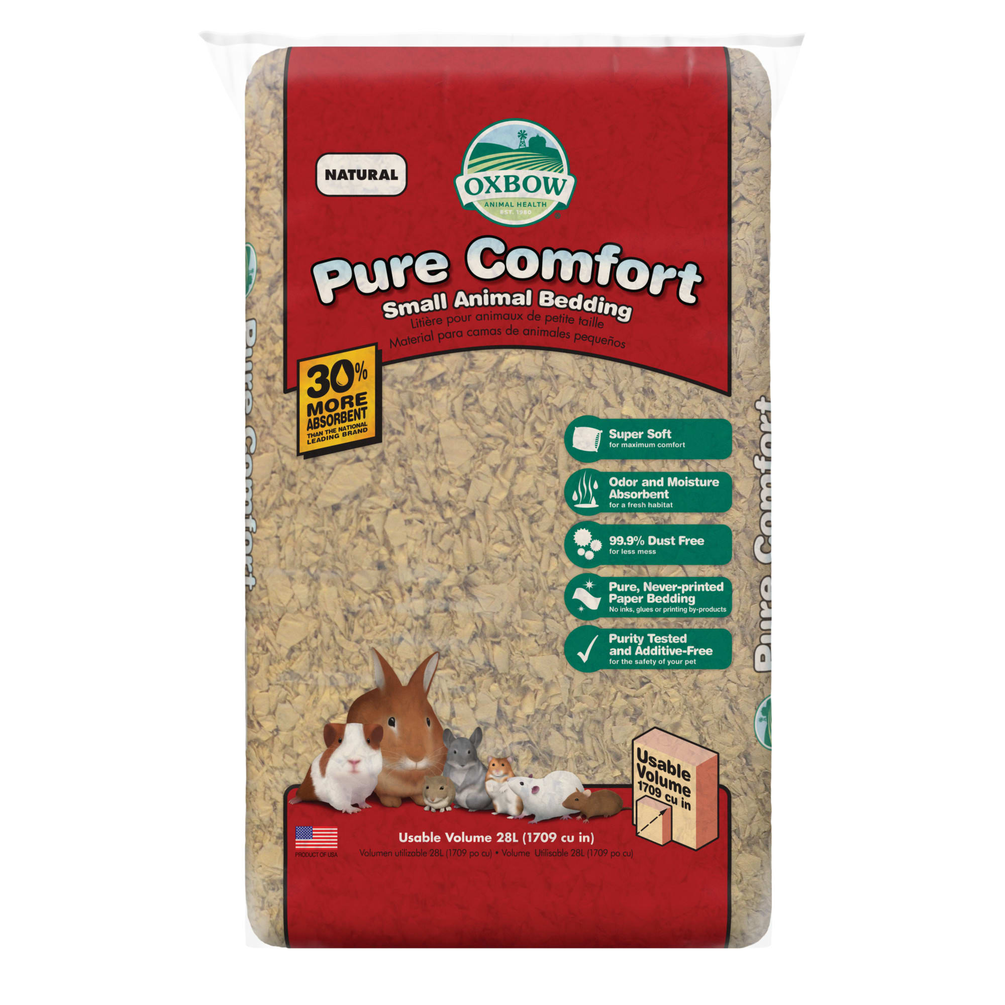 Oxbow Pure Comfort Natural Bedding, 28 Litre