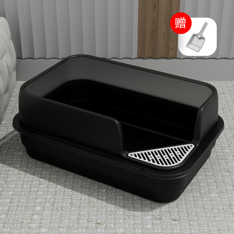 Factory Wholesale Luxury Cat Litter Puppy Shaped Box Litter Box For Cats Toilet Pan Cat Litter Box Detachable Easy To Clean