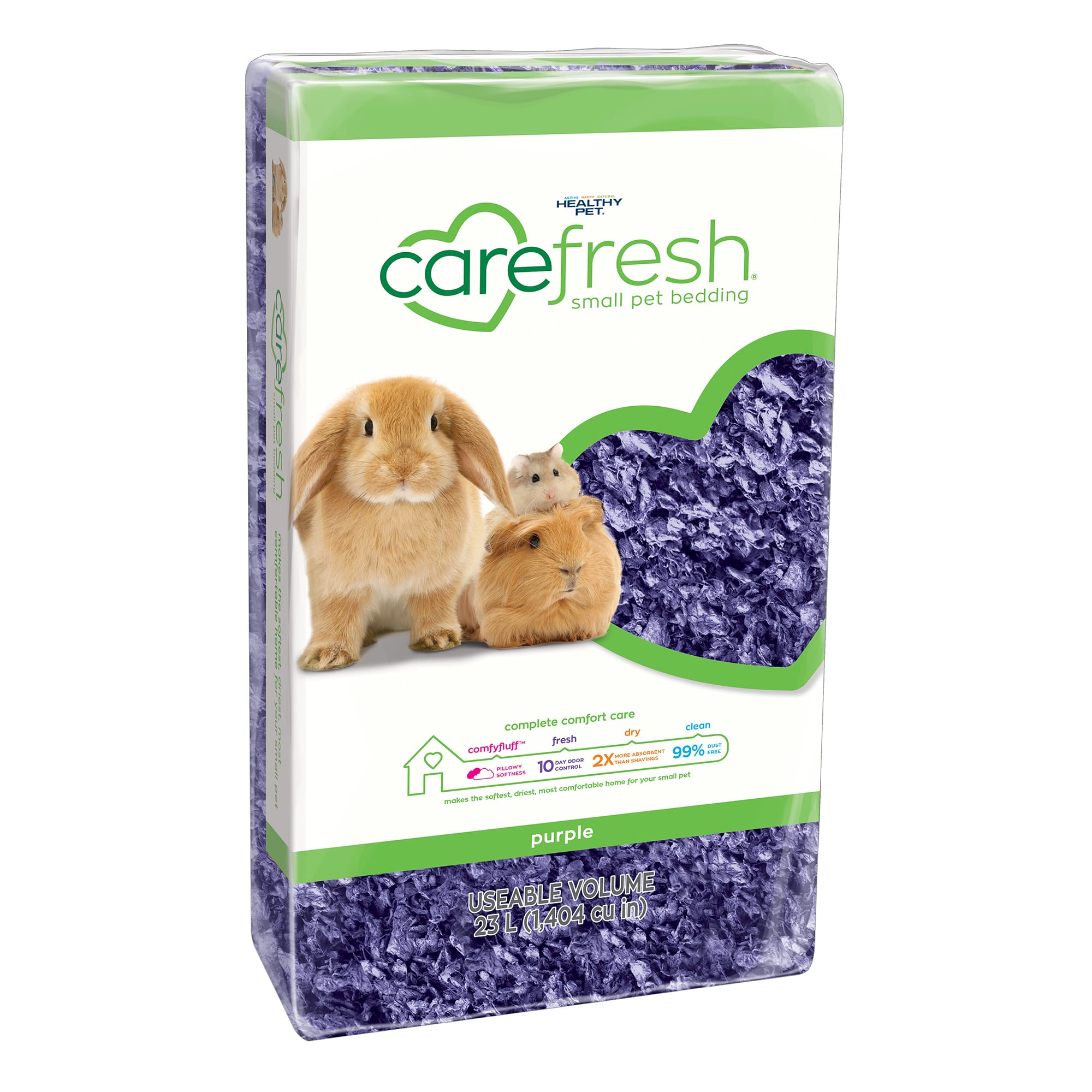 Carefresh Playful Purple Small Pet Bedding, 23 Liter