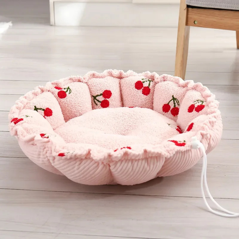 Adjustable Dog Bed Winter Warming Dog Beds Mats with Nonslip Bottom Dog House Bed for Large Small Dogs House Cushion for Dogs 241125