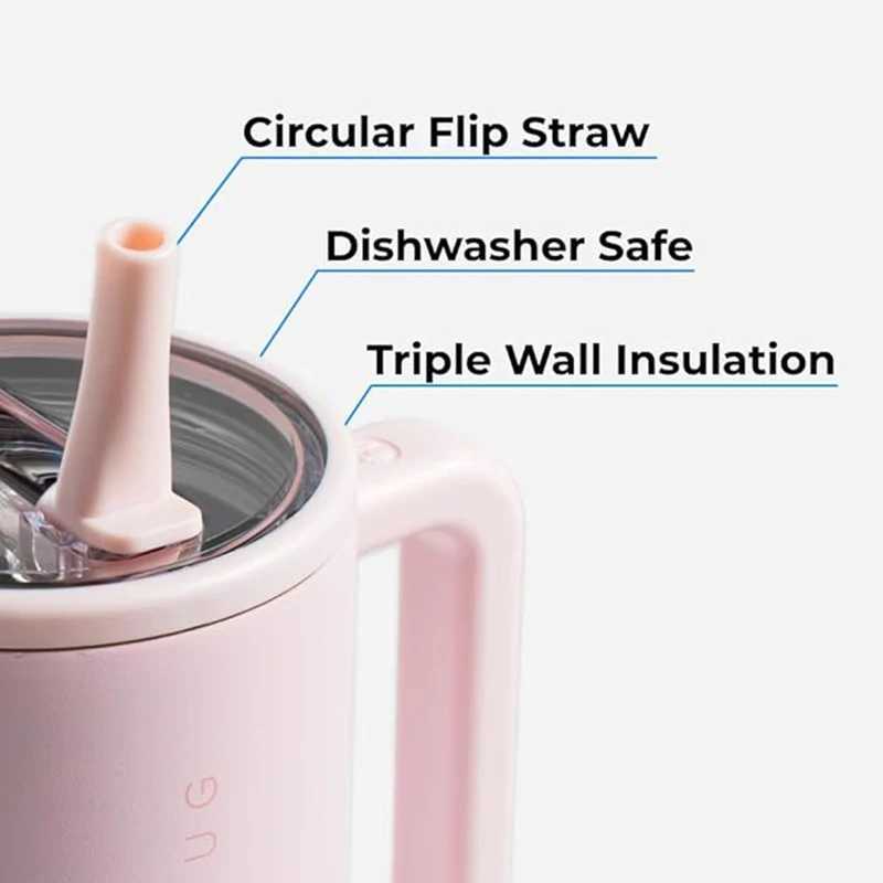 Thermos Cup New HydroJug Travelers Cup Stainless Steel Coffee Cup Thermal Insulation Portable Vacuum Travel Roller T241125