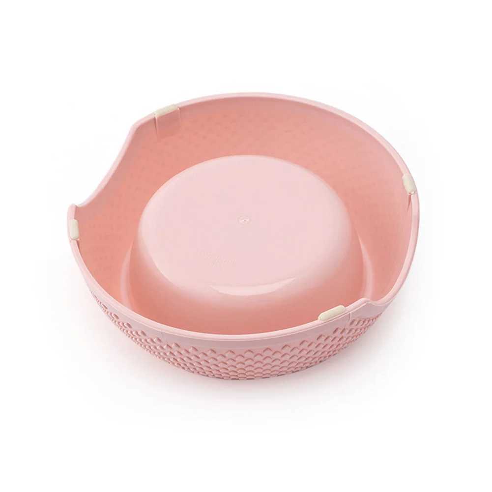 Dog Feeding Bowl Pet Tableware Drinking Dish Stainless Steel Sealed Dog Bowl Pink Green Blue Cat Bowls With Heart-Shaped PatternXJ241125