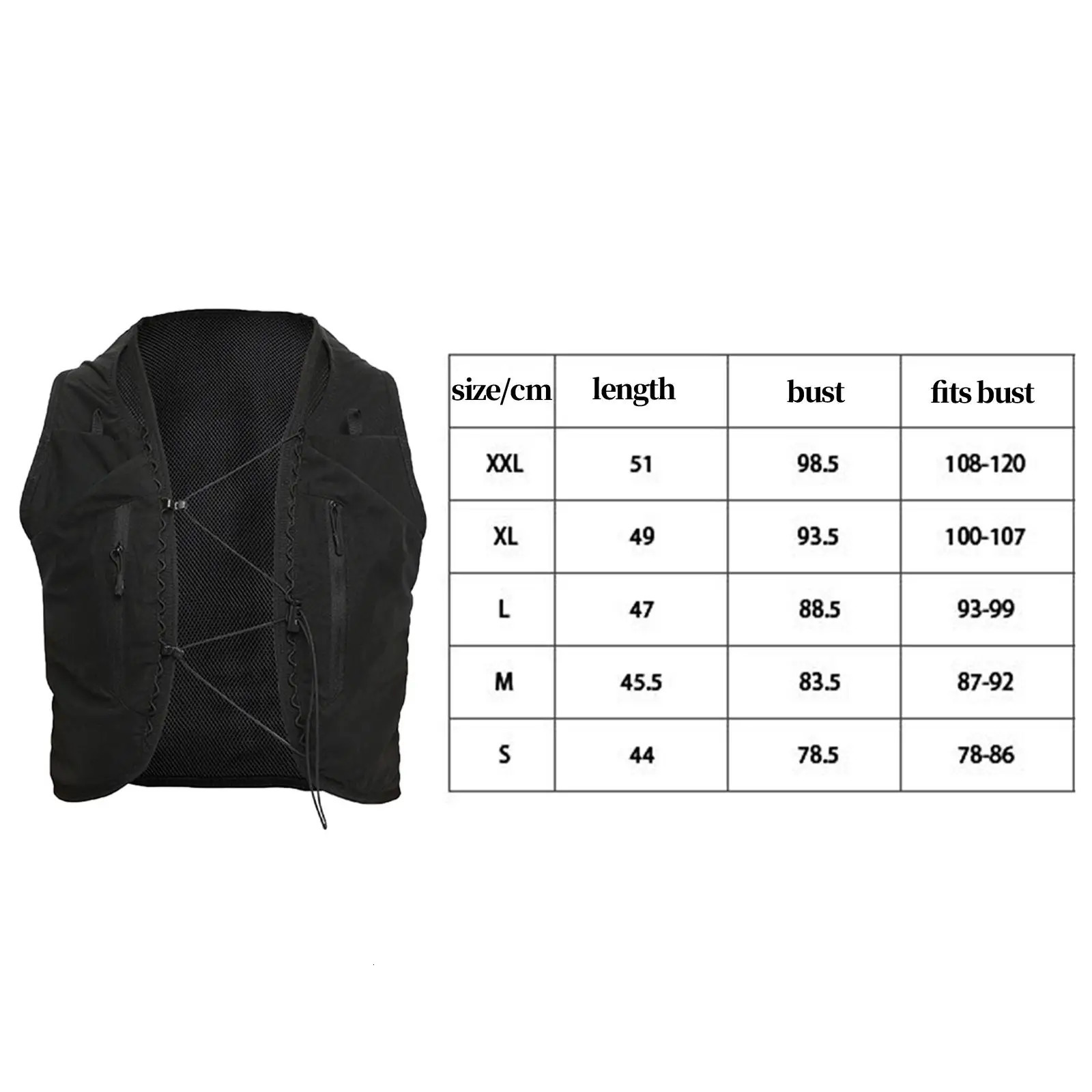 Hydration Vest Running Sport Bag Water Waterproof Gear Daypack for Jogging Biking Camping Hiking Climbing 241125