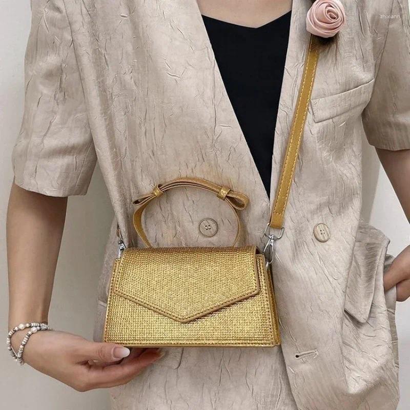 2025 NEW 2025 NEW Totes High Appearance Solid Color PU Quality Shoulder Bag Buckle Versatile Fashion Handbag Soft Simple Crossbody zhanyishengli