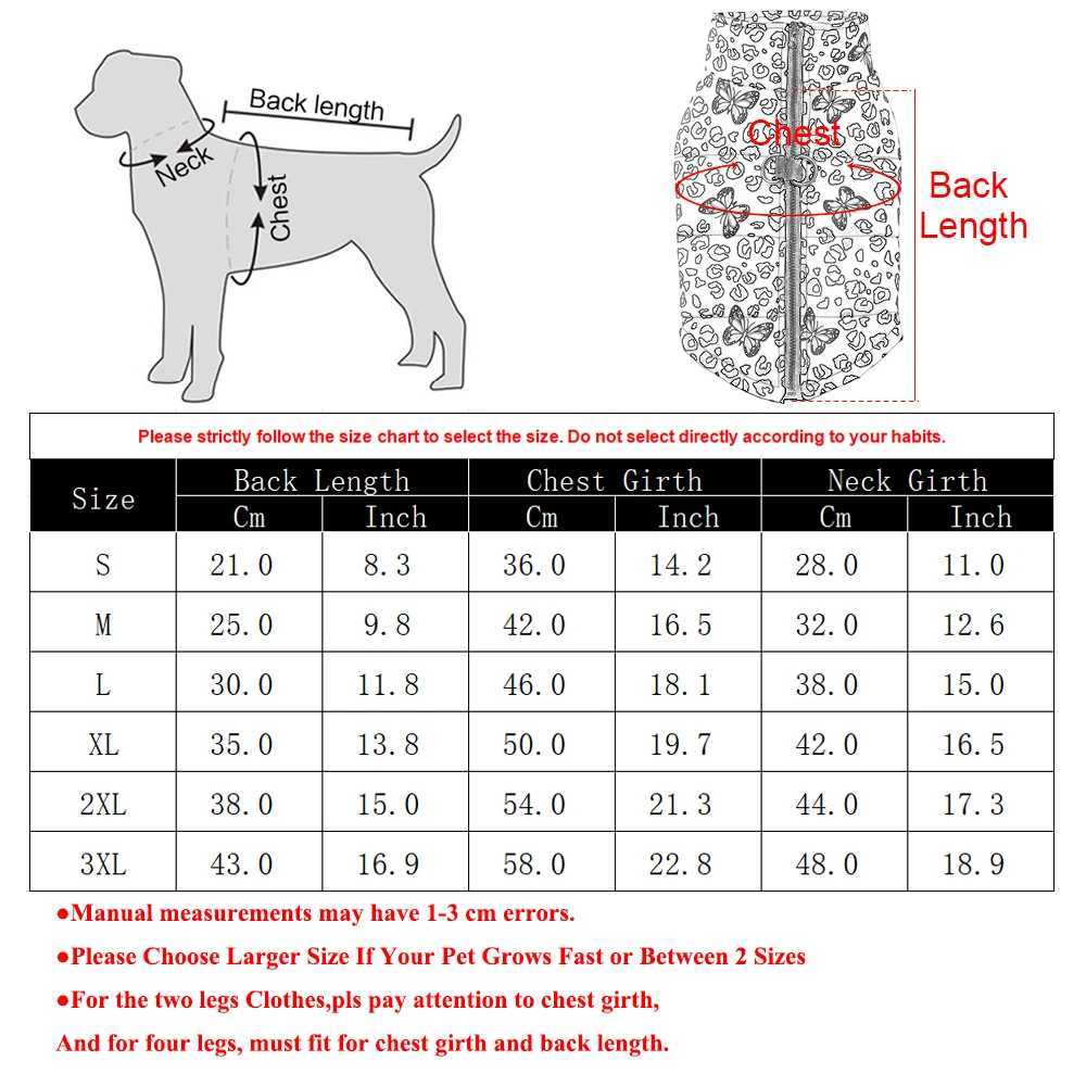 Dog Clothes For Small Dogs Cats Winter Soft Puppy Jacket With High Collar Waterproof Yorkshire Pug Vest Leopard Print Pet CoatXJ241125
