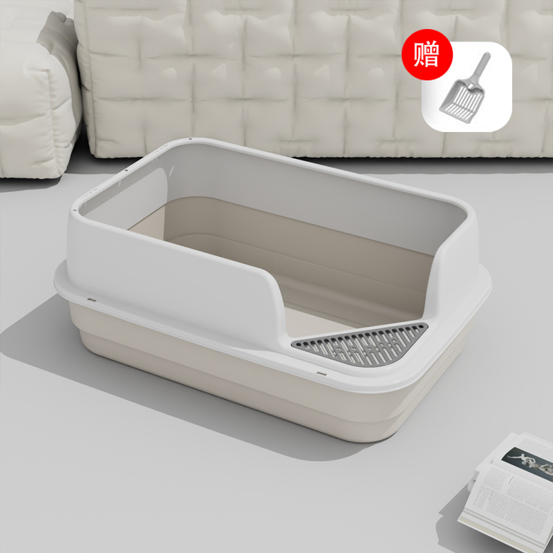 Factory Wholesale Luxury Cat Litter Puppy Shaped Box Litter Box For Cats Toilet Pan Cat Litter Box Detachable Easy To Clean