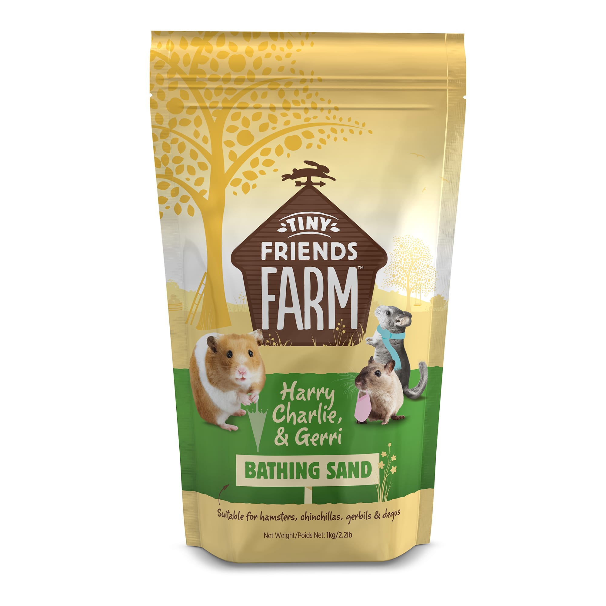Tiny Friends Farm Small Animal Bathing Sand, 2.2 lbs.