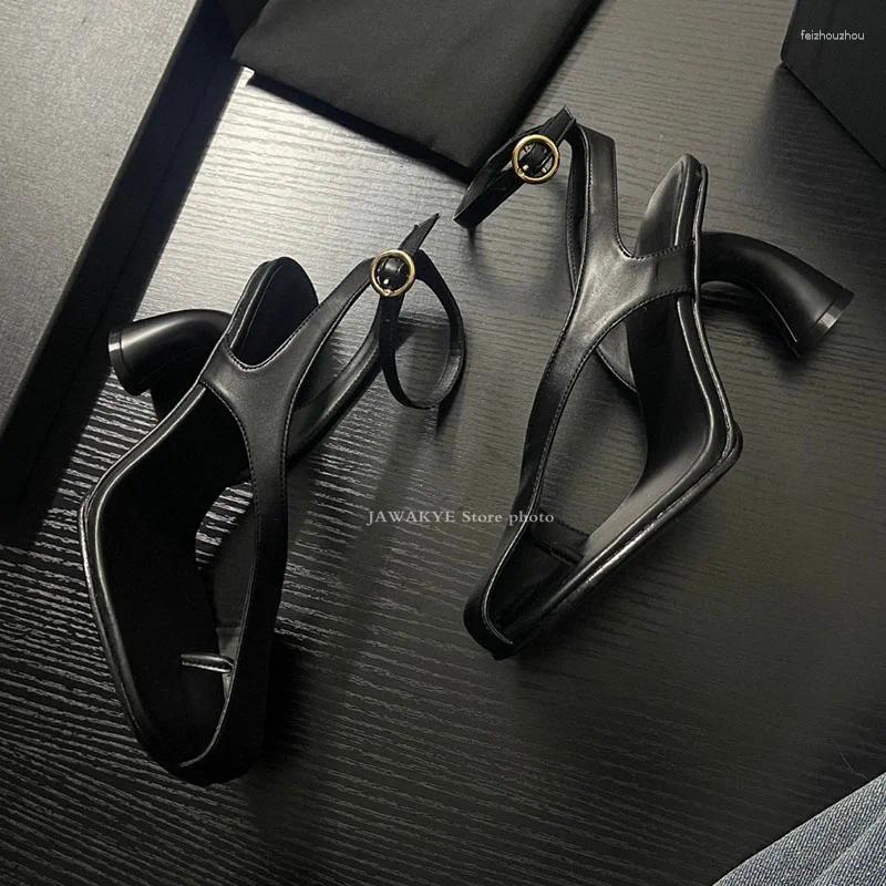 Sandals 2024 Summer Strange High Heels Women Quality Genuine Leather Novelty Fashion Designer Shoes For