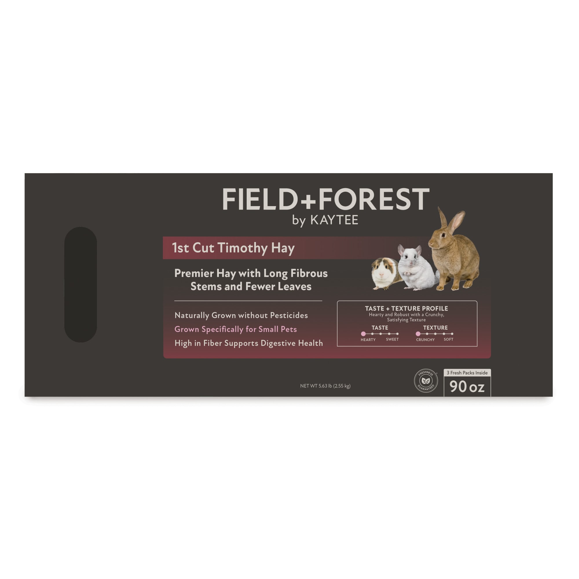 Kaytee Field+Forest 1st Cut Timothy Hay for Rabbits & Small Animals, 90 oz.