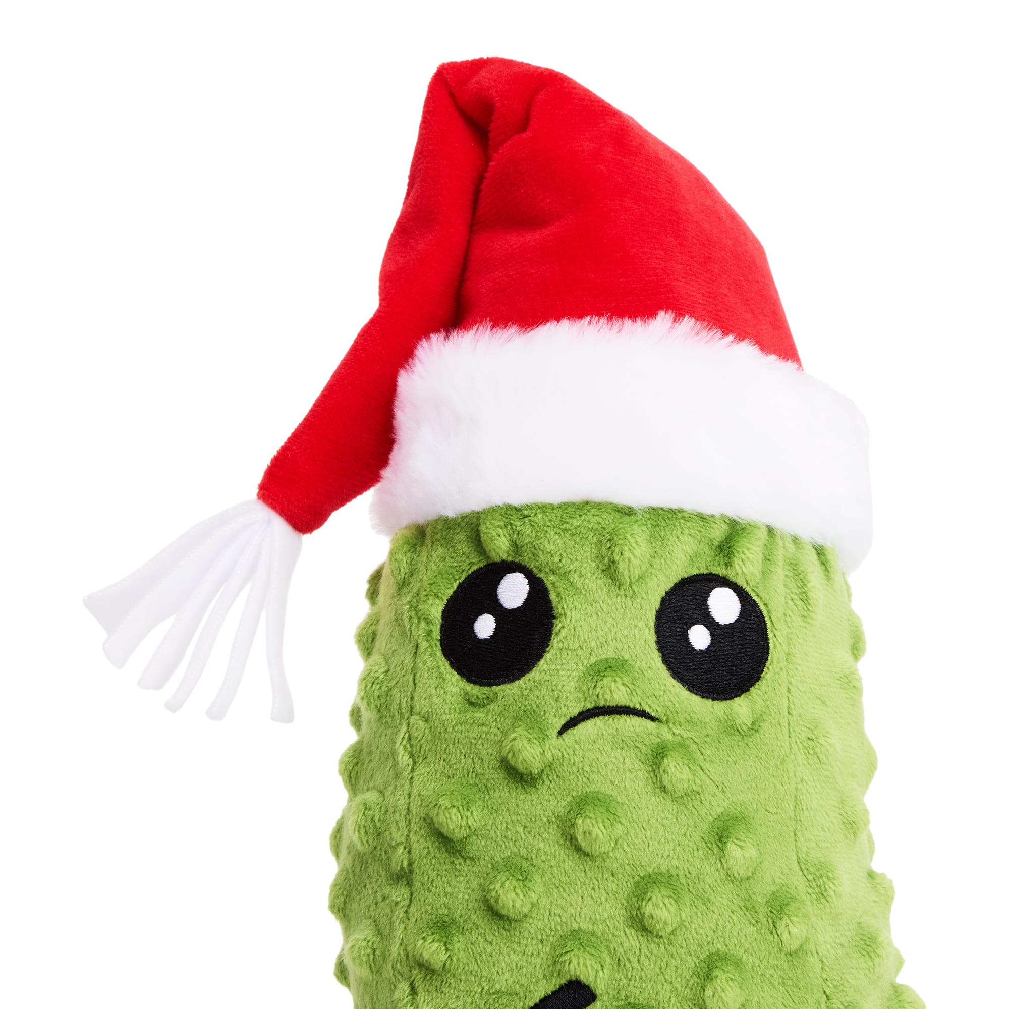 Merry Makings Plush Humbug Pickle Dog Toy, Large