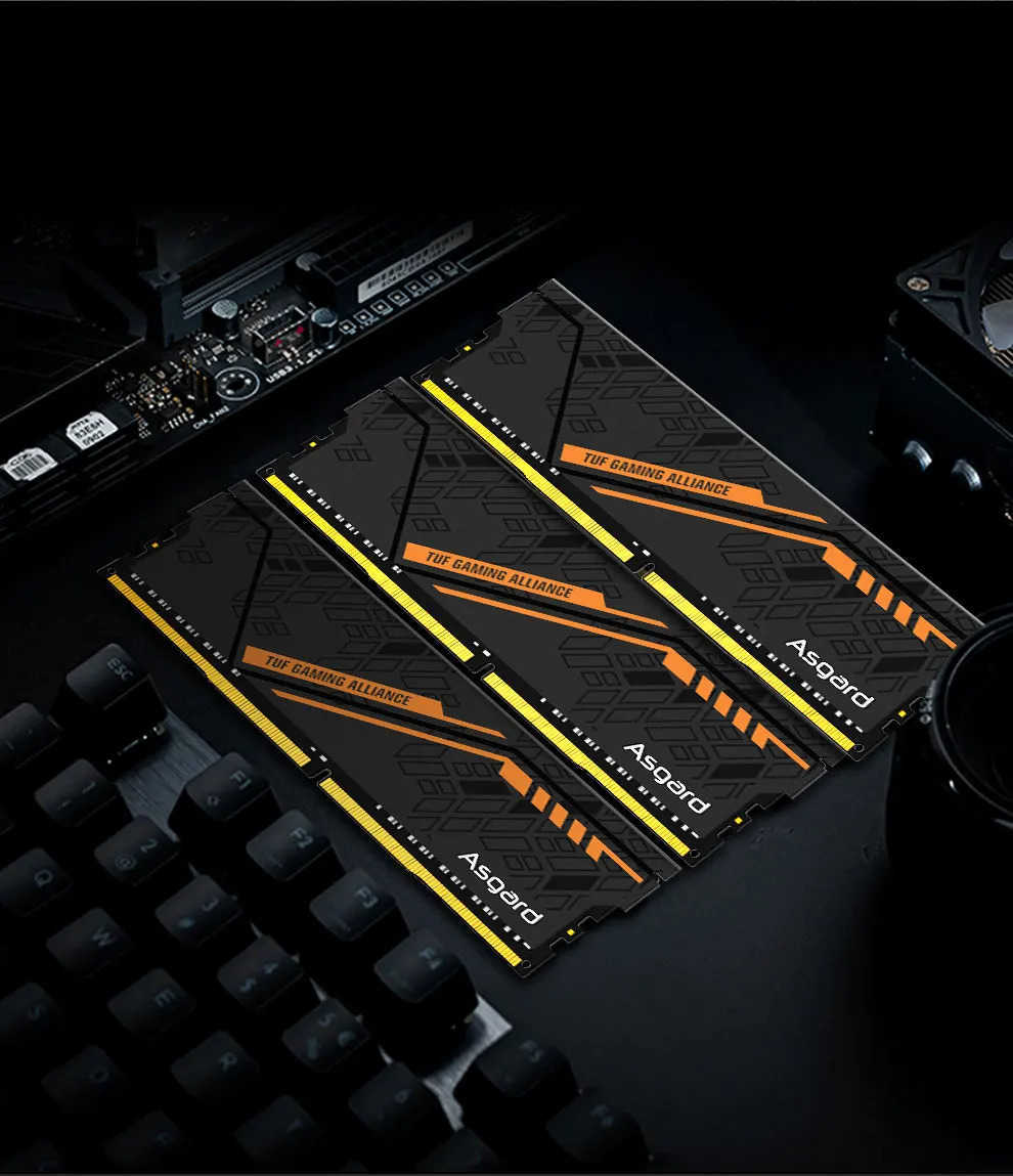 RAMs Asgard TUF Co- DDR4 RAM PC memorias ram ddr4 8GB 8GBx2 16X2 3200MHz RAM Desktop 1.35V L240910