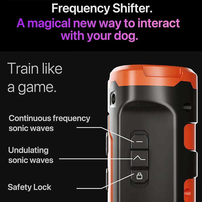 50 Feet Range Ultrasonic Anti-Barking Device for Dogs Dog Barking Control Repeller with Flashlight Bark Deterrents