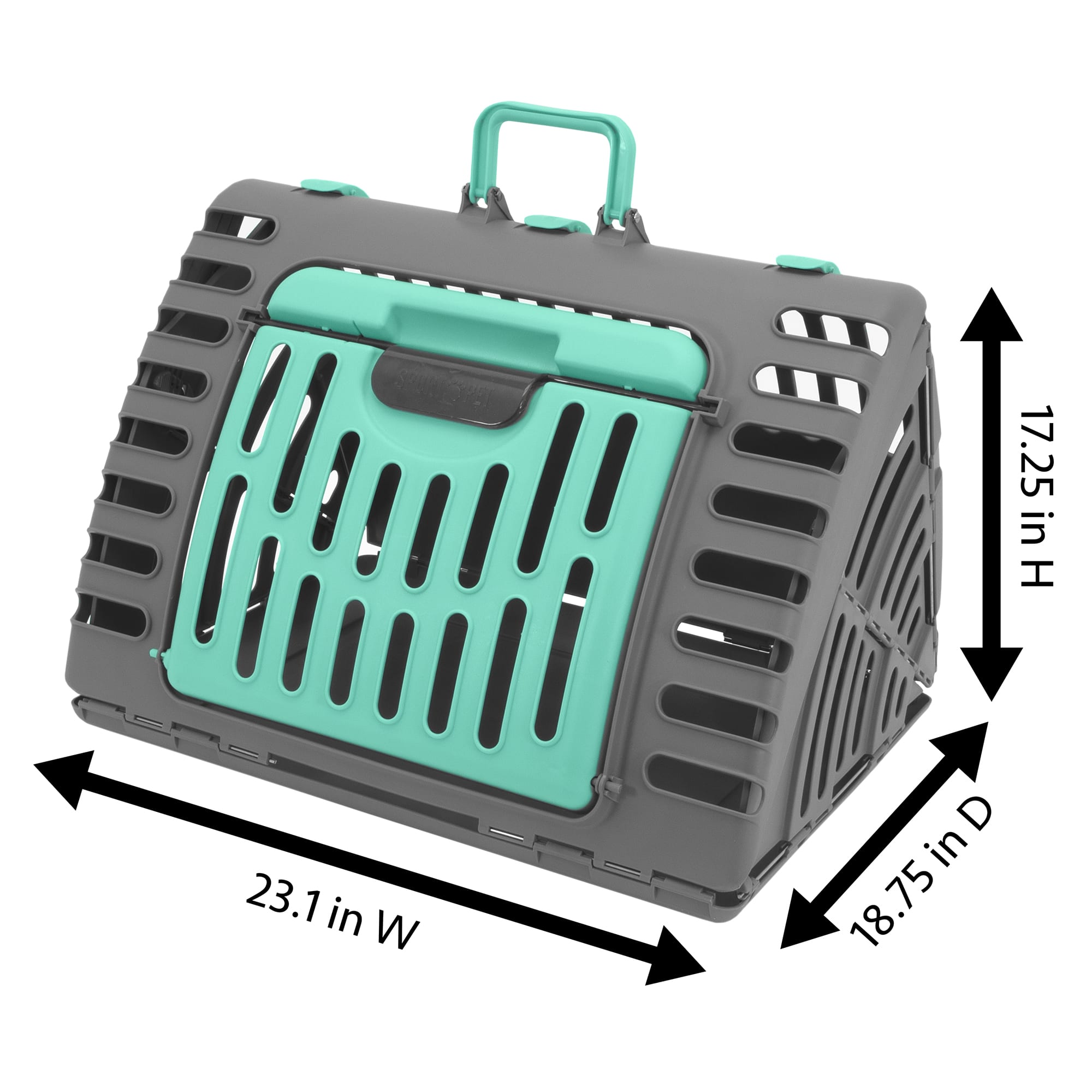 Sport Pet Folding Cat Carrier, 18.9" L X 23.1" W X 17.3 " H