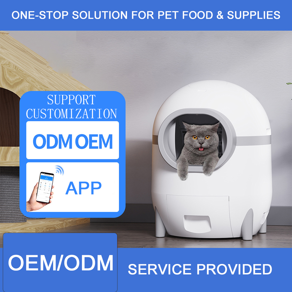 2024 New Intelligent Automatic Smart Cat Litter Box areneros para gatos Self Cleaning Litter Box for Cats