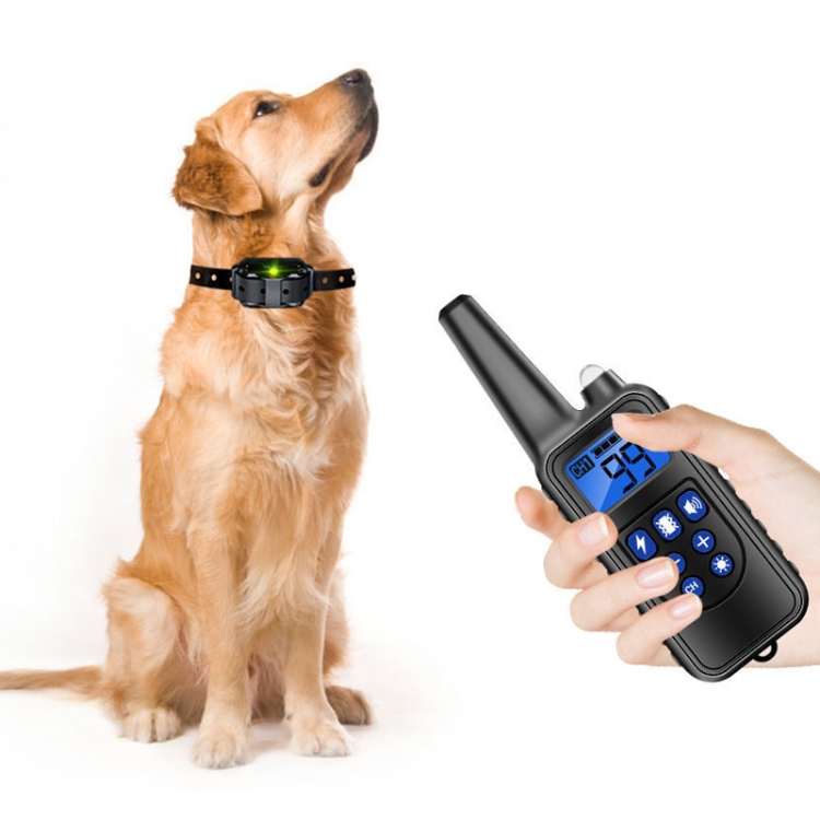 Stop Barking Pet Products Training Collar Anti-Barking Dog Trainer 800m Remote Control Stop Barker Dog Training Collar