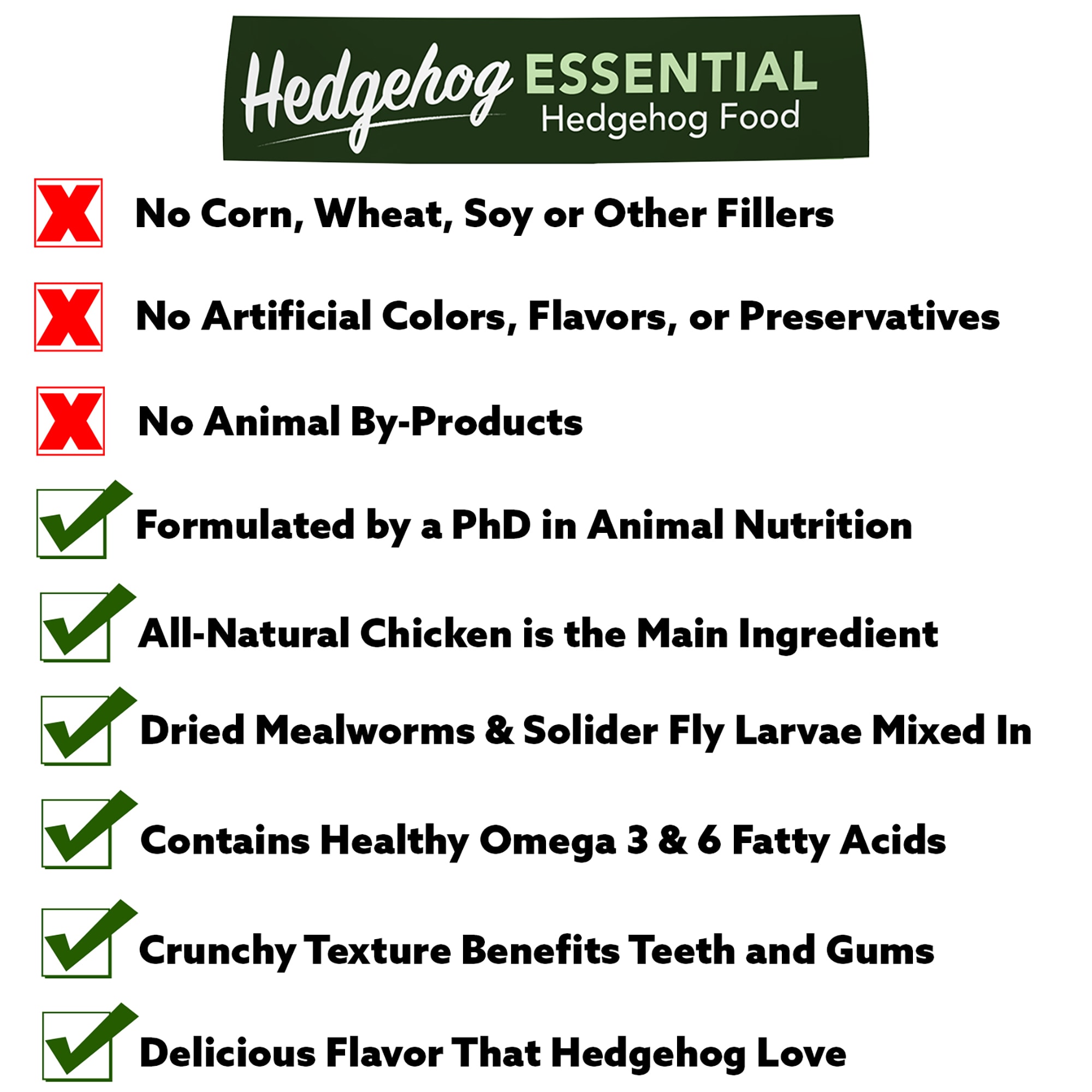 Exotic Nutrition ZooPro Hedgehog Essential Hedgehog Food, 1.75 lbs.