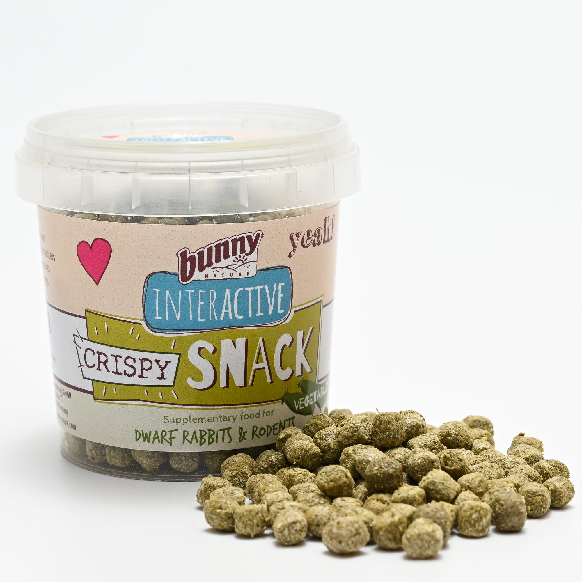 Bunny Nature Crispy Snack Craker Vegetables Supplementary Dry Rabbit & Rodent Food, 1.1 oz.