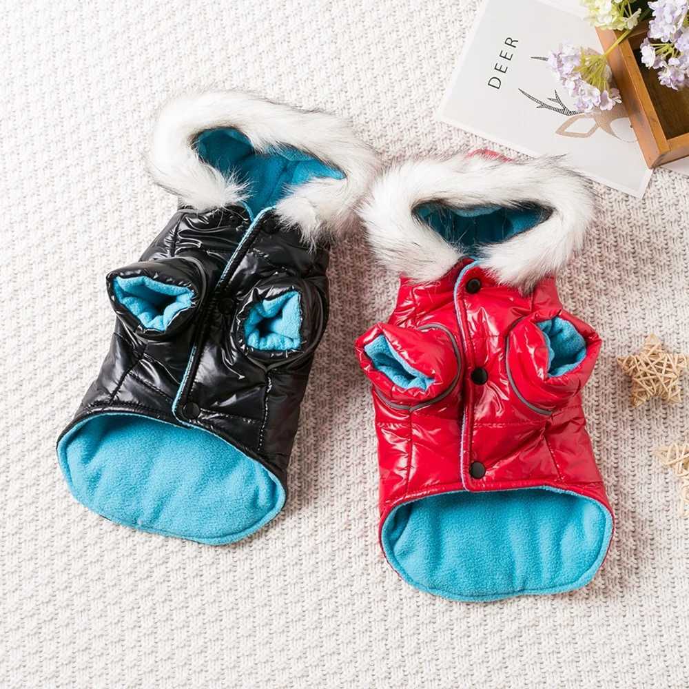 Winter Warm Dog Clothes Bright Color Jacket Waterproof Puppy Dog Coat for Small Medium Dog Chihuahua French Bulldog Pet ClothingXJ241125