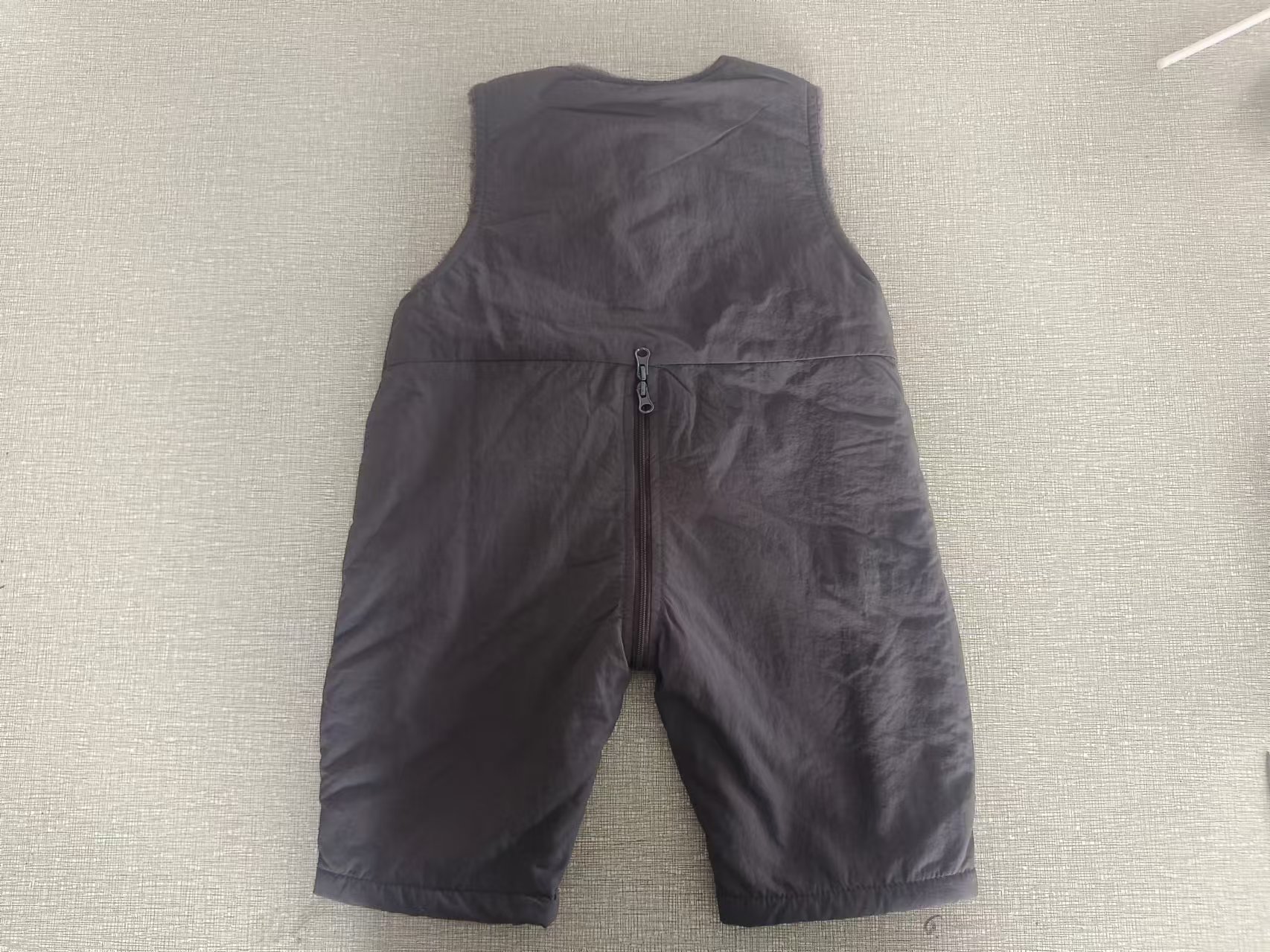 Deep Grey Unisex Protective Jumper Overall with Padded Design for Both Genders