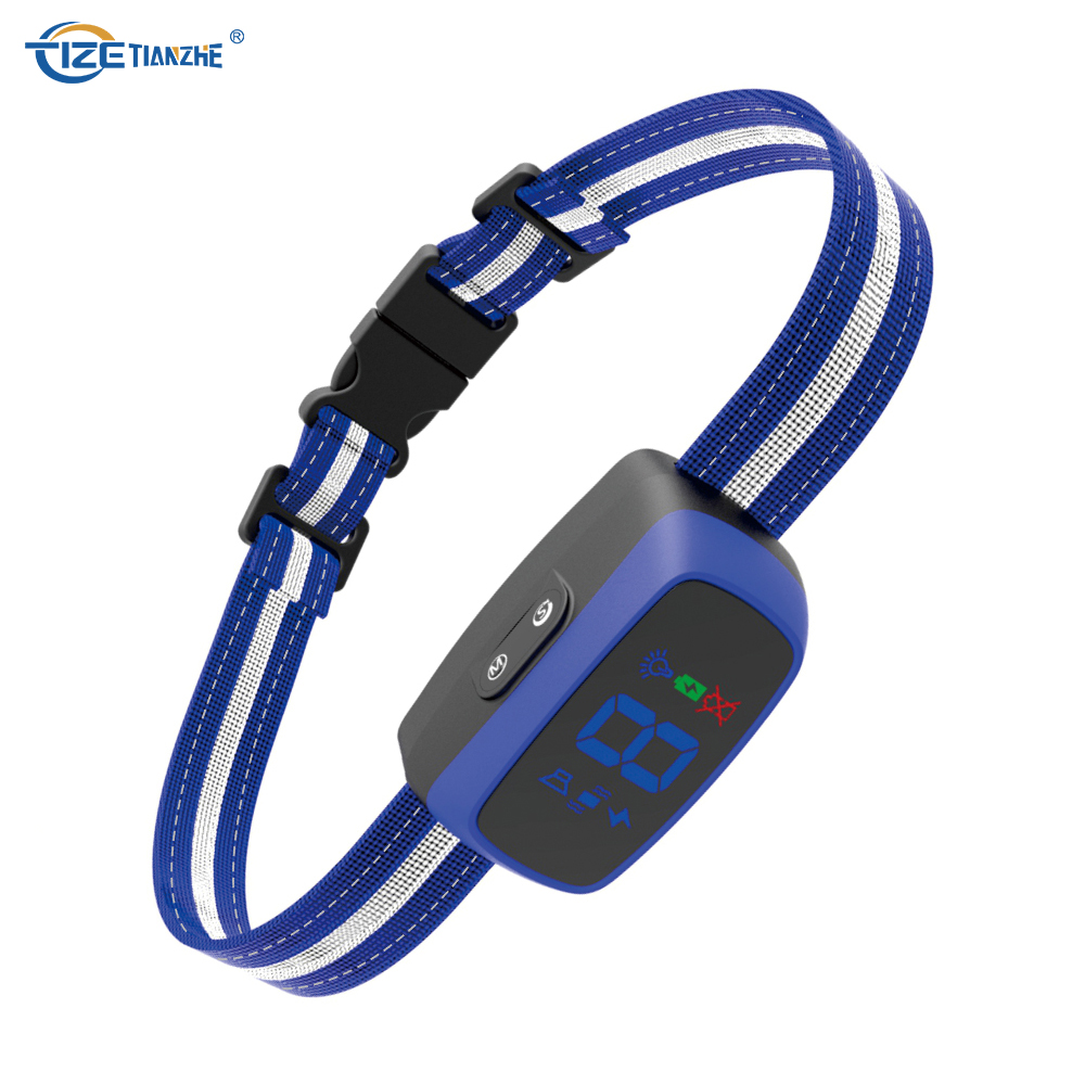 New Product LED Display Electronic Dog Trainer Adjustable Sensitivity Stop barking dog shock collar