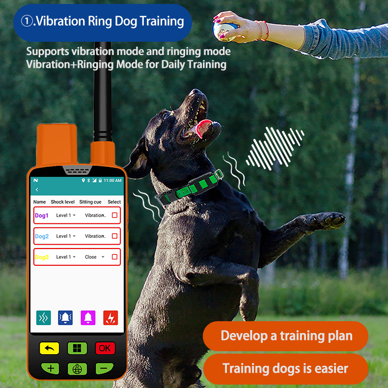 4G GPS Tracker Health Monitoring For Dogs Cat, Waterproof Pet GPS Location Tracker Wellness Escape Alerts Works With Any Collar