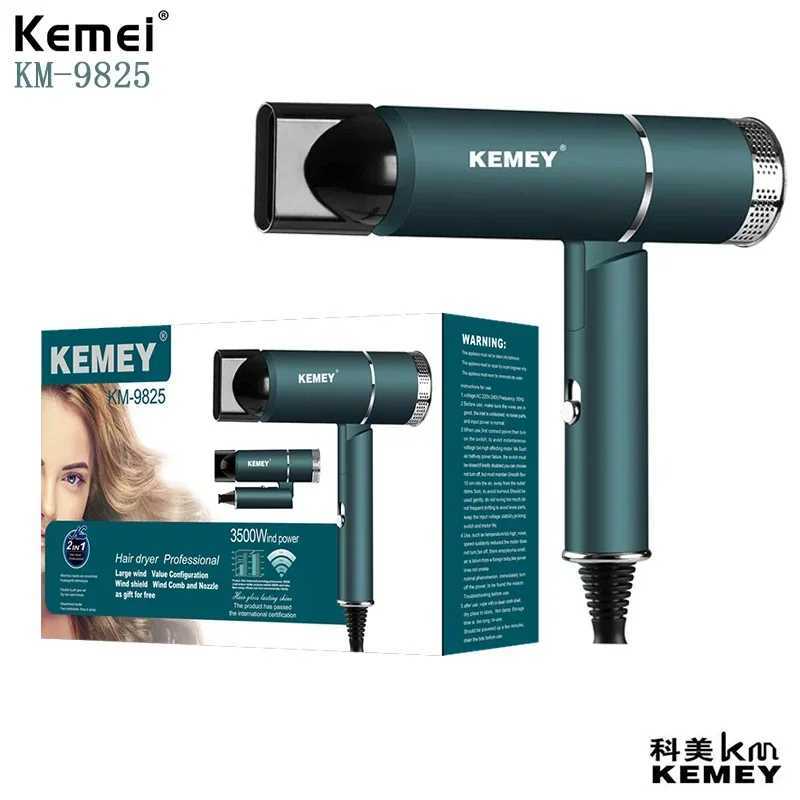 KEMEI KM-9825 hair dryer professional styling salon light green electric hair dryer Secador De Cabelo professional W241125