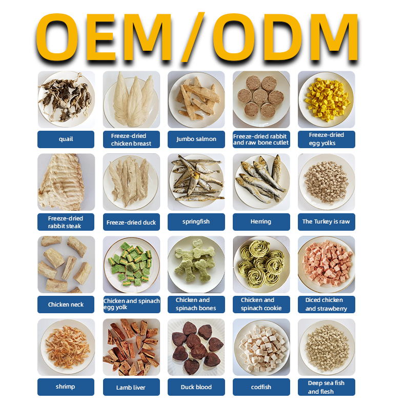 Top Sale Factory Price Various Flavors Krill Treat OEM/ODM Manufacturer Customized Package Freeze Dried Pet Food