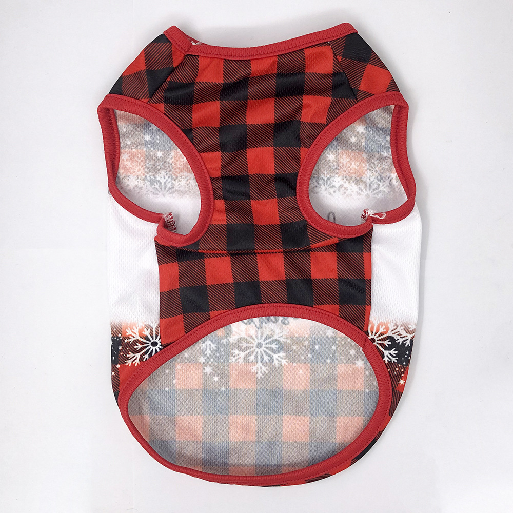Wholesale Pet Costume Clothes Designer Vest Small Dogs and Cats For Christmas season and Fall