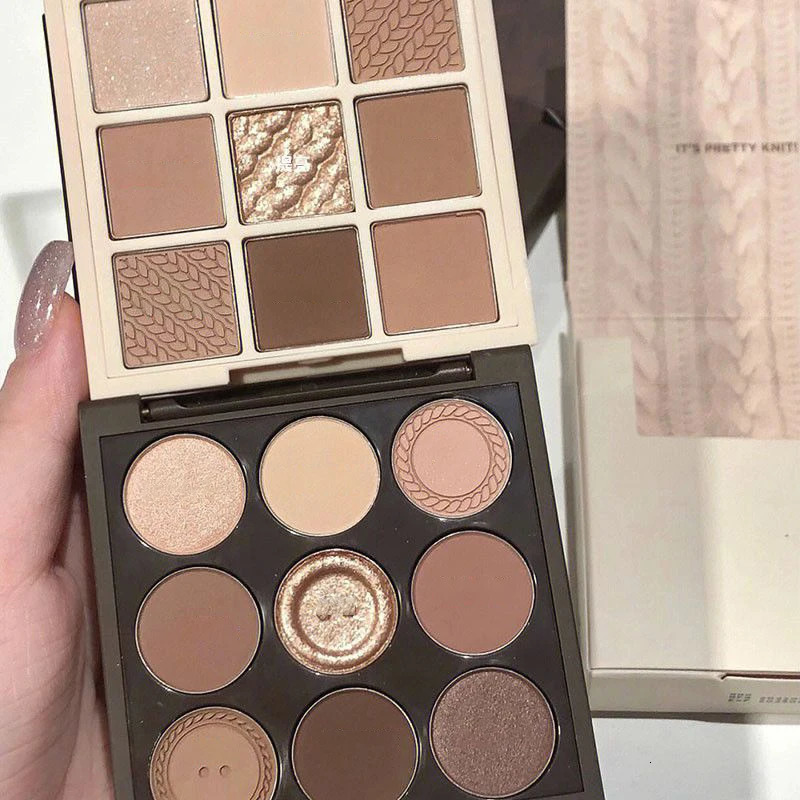 9 Color Eyeshadow Daily Makeup Brown Eye Shadow Palette Shimmer Matte Lasting Pearl Fine Earth Korean 241122