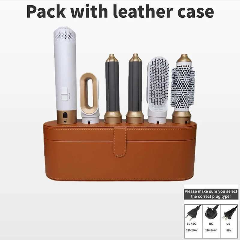 New 5-in-1 hair dryer professional high-speed curling lron hot air comb set air wrapping straightener styling tool W241125