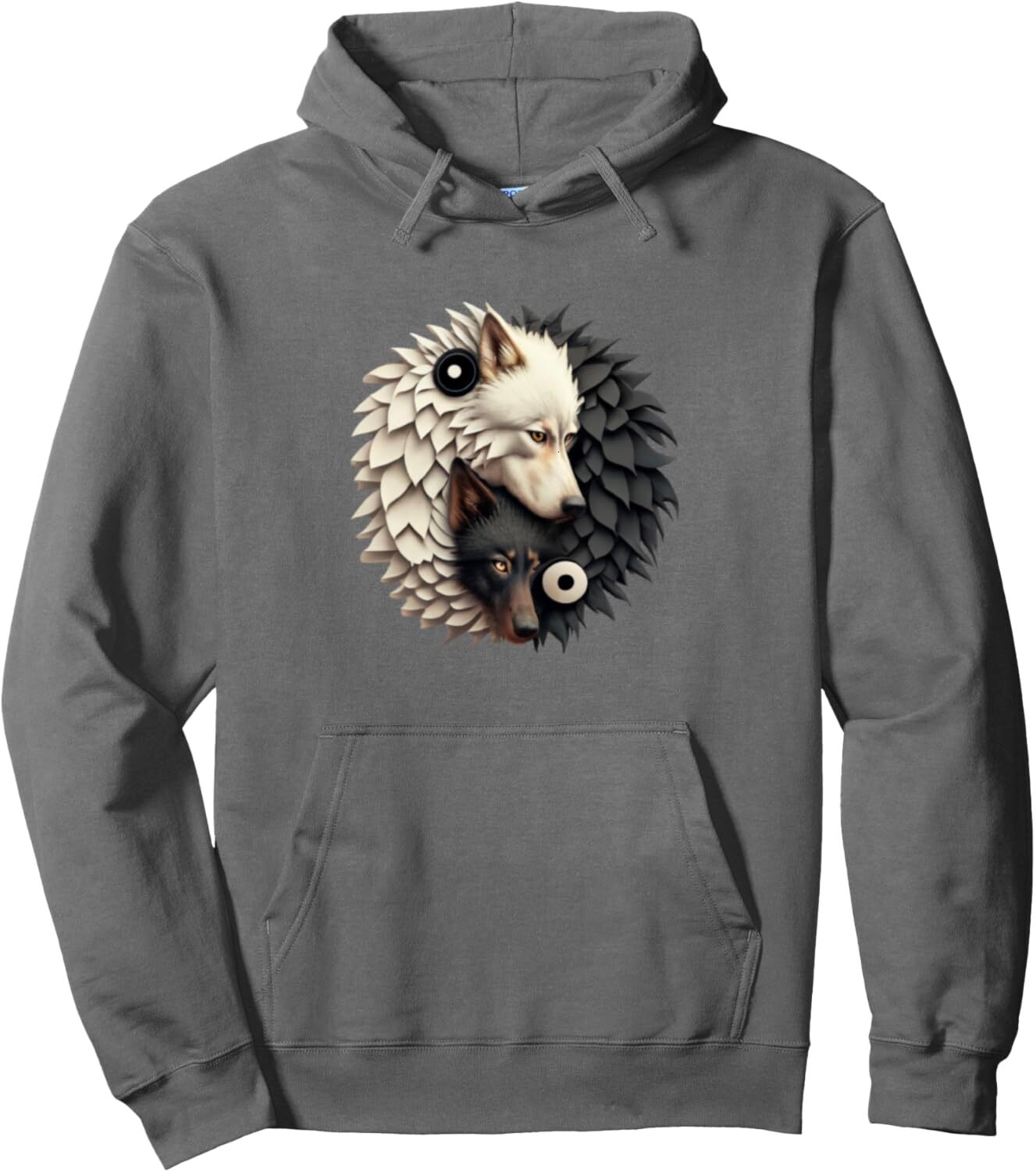 Hoodie for Mens Womens Wolf Style Design Pullover Hoodie Graphic Hoodies sweatshirt Fashionable and Handsome