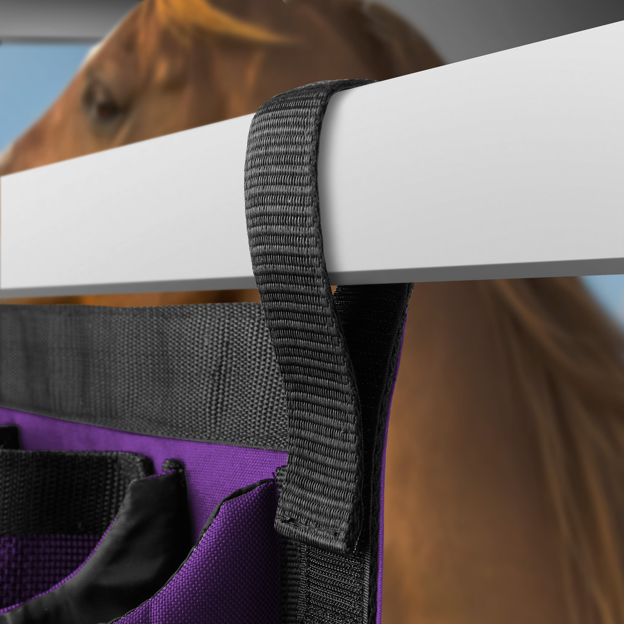 SmithBuilt Purple Horse Trailer Grooming Bag, Large