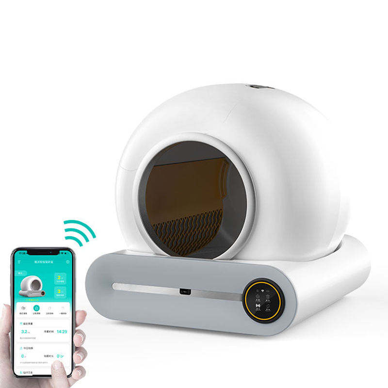 EU Warehouse Lowest Price APP Control Intelligent Smart Self Cleaning Litter Box For Cats Automatic Cat Toilet Litter Box