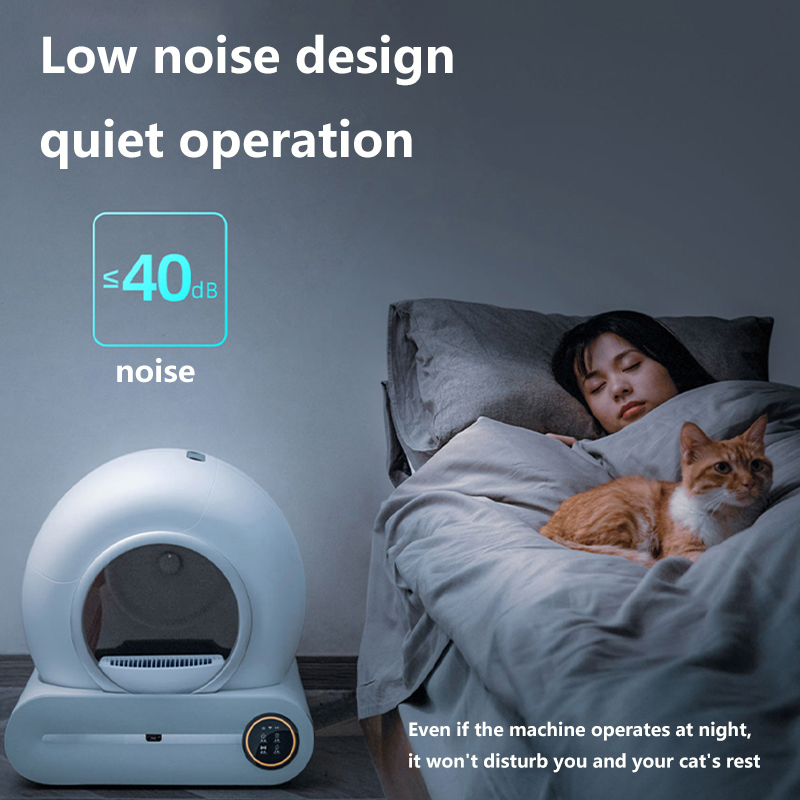 Hot Sale Smart Self-Cleaning Cat Litter Box Automatic Toilet with App Control Made Plastic Tofu Bentonite Electronic Materials