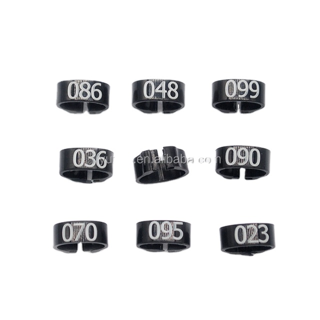 Closed and Open plastic O Ring ,bird leg accessories Plastic Foot Clip Rings Band For Birds 8mm