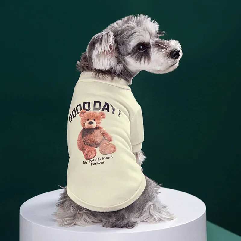 Dogs Winter Cute Clothes Puppy Warm Pullover Sweatshirt Bear Pattern Pet Jacket for Small Medium Dog Cat Coats Chihuahua CostumeXJ241125