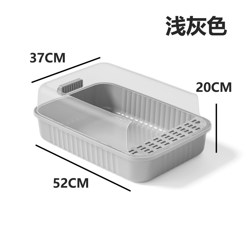 New design Litter Box Cat Toilet Litter Box Cleaning Cat Toilet Extra large Cat Toilet Plastic Training Kit Litter Box