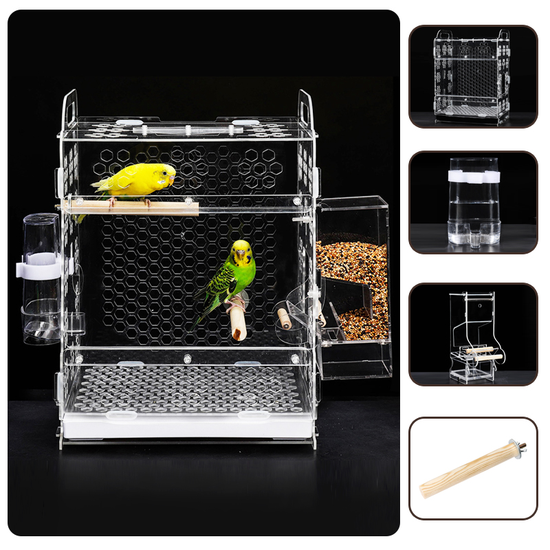 Parrot cage modern inexpensive acrylic bird cages
