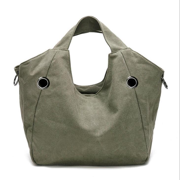 New Big Women's Fashion Casual Canvas Large Capacity Handbag Shoulder Messenger Bag Bd866b Canvas