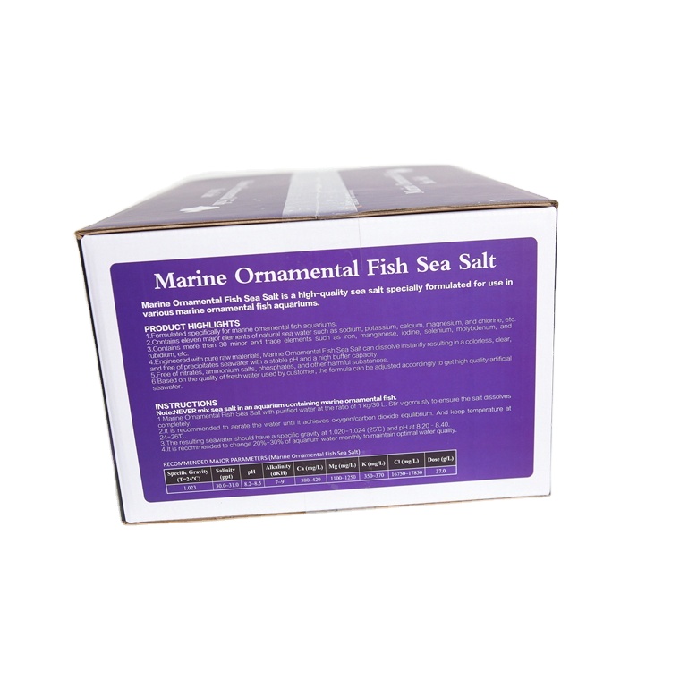 High Quality Live Tropical Fish Salt Glass Material for Marine Aquariums