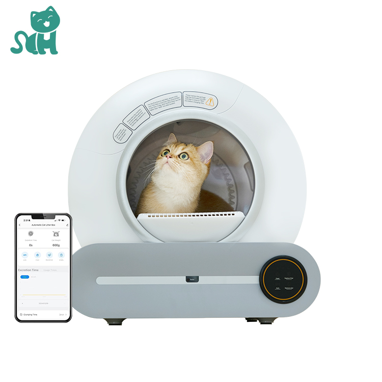 High Quality Intelligent Safe Litter Box Fully Home Automatic Closed Large Capacity Cat Litter Tray