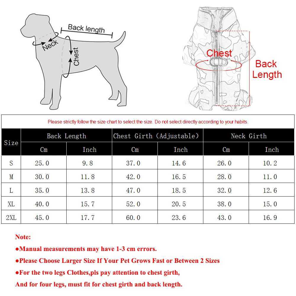 Winter Fleece Dog Jumpsuit Warm Overalls For Small Medium Dogs Jacket Waterproof Pet Clothes Puppy Coat With D-ring ChihuahuaXJ241125