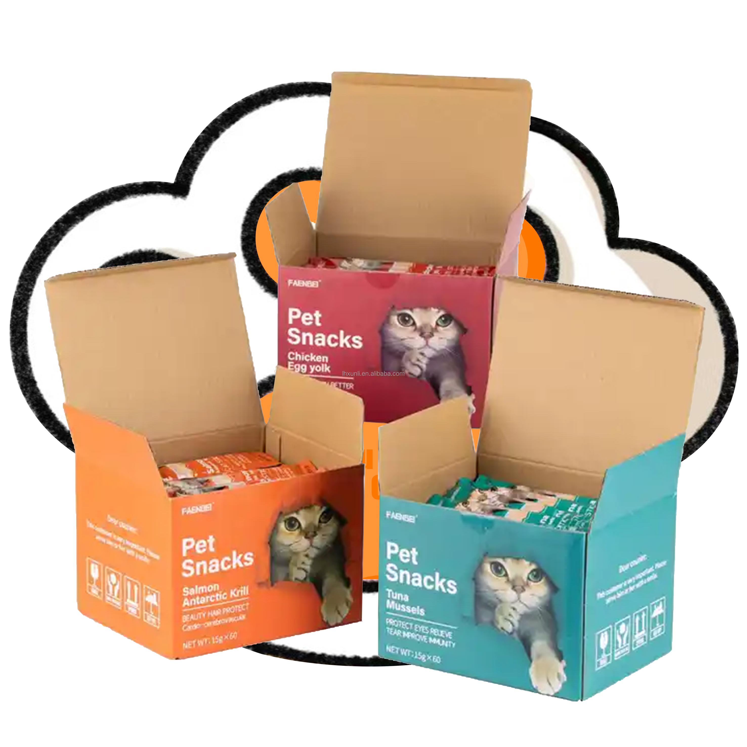 Cat creamy bars stick treats in pouch wholesale bulk cat wet food cat treat food 15g