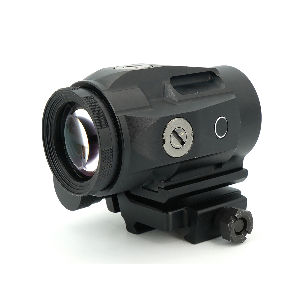Airsoft JULIET3 3X MAGNIFIER Sight Push Button Mount with Spacers For Air Arms Rifle Fit for Picatinny Weaver Rail
