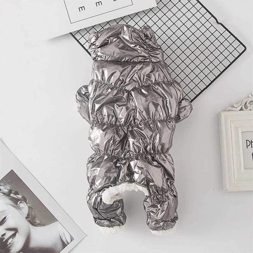 Winter Dog Clothes For Small Dogs Cat Fleece Thicken Warm Waterproof Jacket Coat Pet Puppy French Bulldog Chihuahua JumpsuitXJ241125