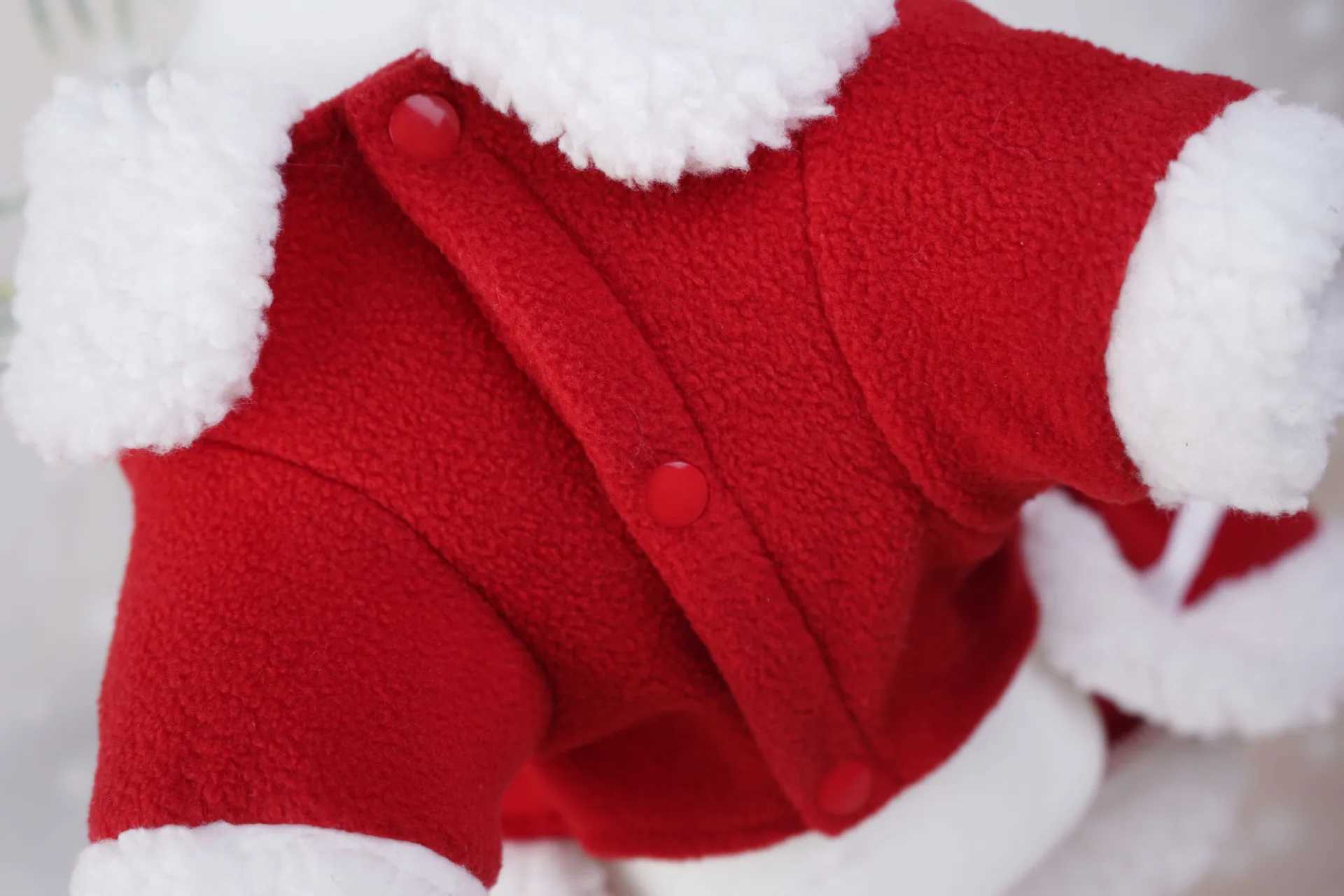 New Christmas Pet Dress Winter Clothes for Dogs Cat Warm Dog Jacket Coat Xmas Party Dress Up Dog Costume New Year Puppy ClothingXJ250109