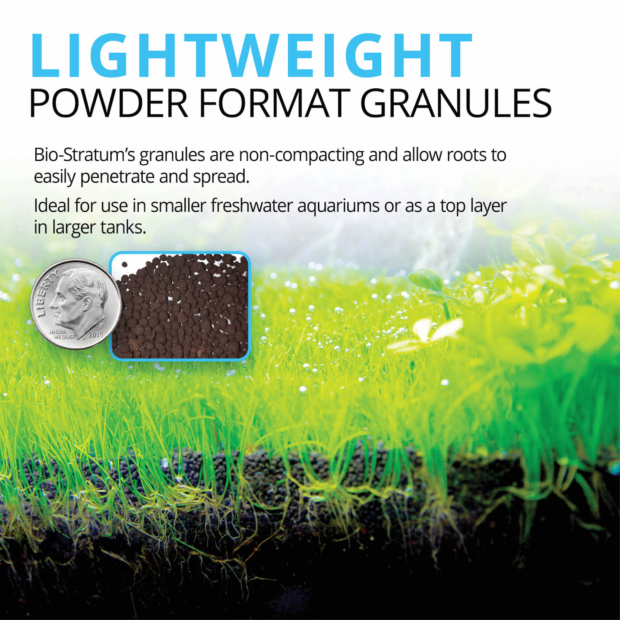 Fluval Bio Stratum Aquarium, 8.8 lbs.