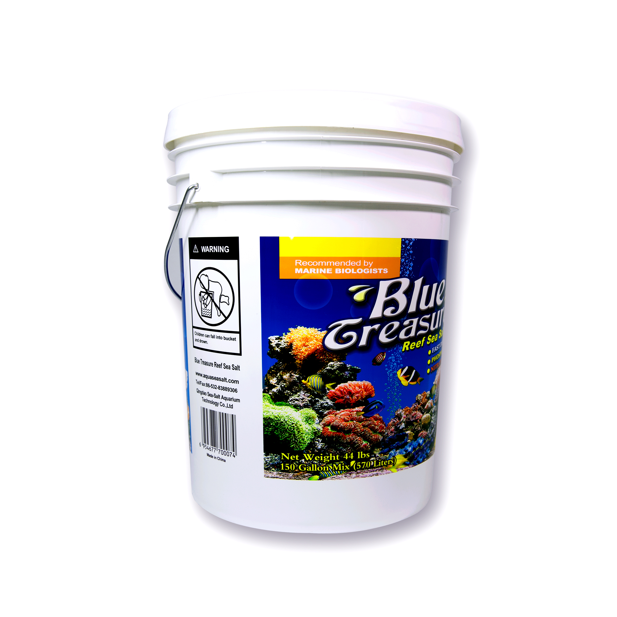 Hot selling Blue Treasure aquarium all natural artificial crystals coral reef sea salt