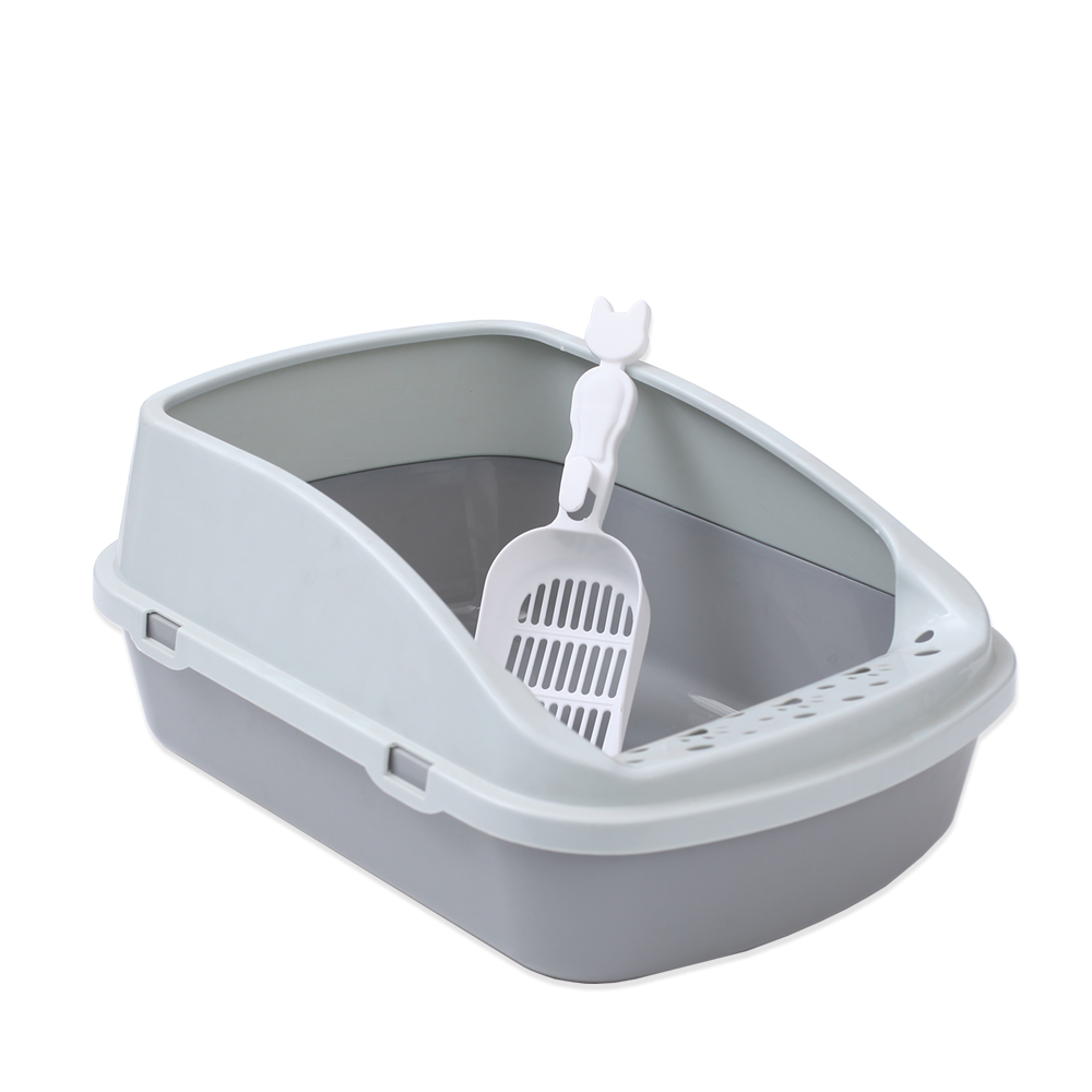 Pets Products Semi-closed Anti-Splash cat Toilet With Shovel Cat Litter Box